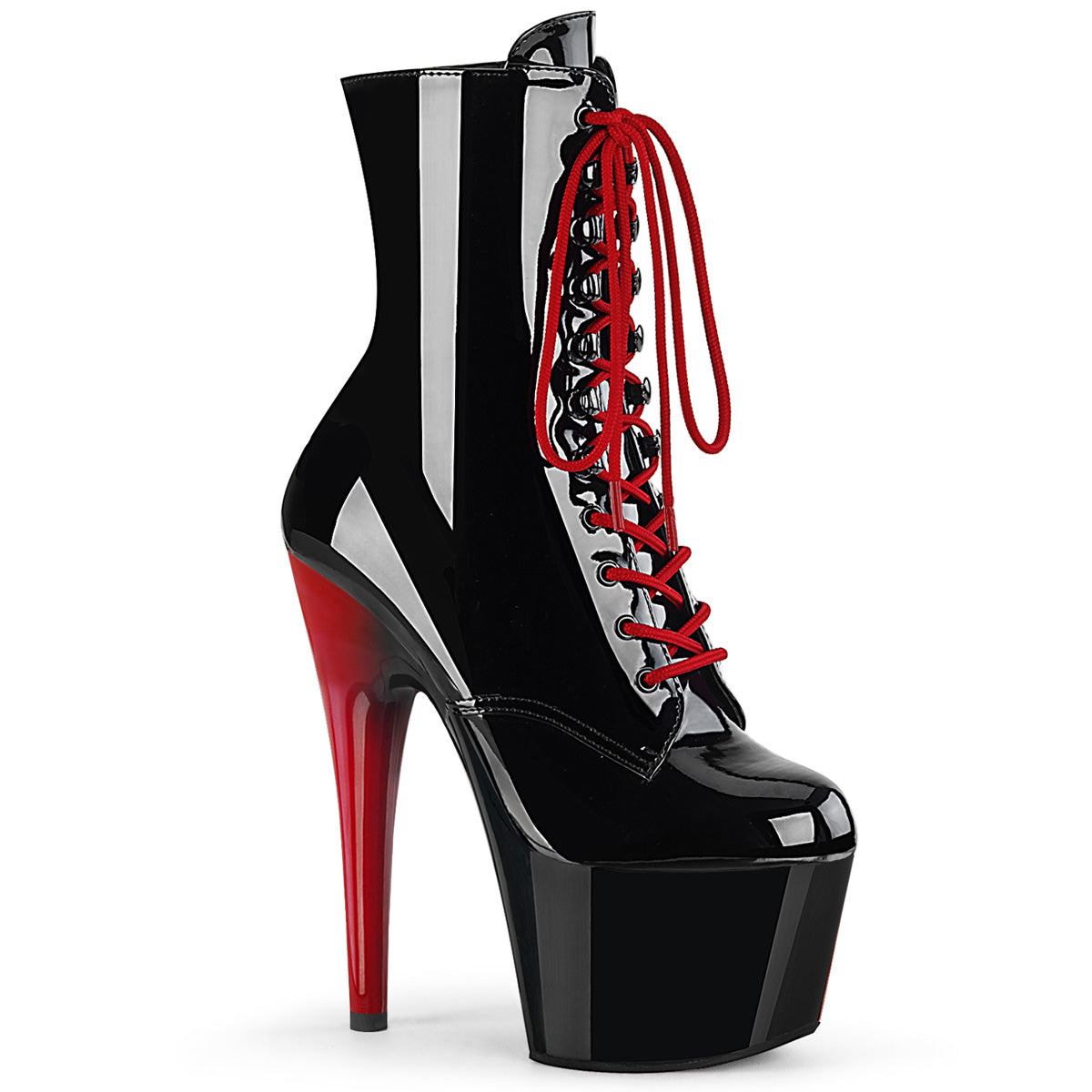 Pleaser Adore-1020 Lace-Up Platform Ankle Boot
