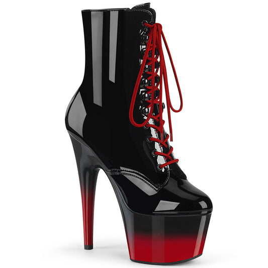 Pleaser Adore-1020BR-H Two Tone Ankle Boot