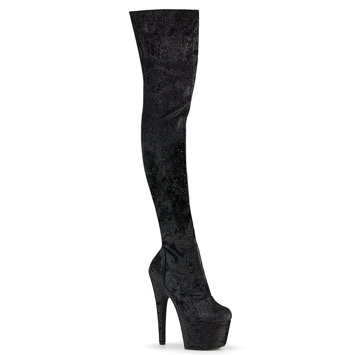 Pleaser Adore-3000WR Platform Stretch Thigh High Boot