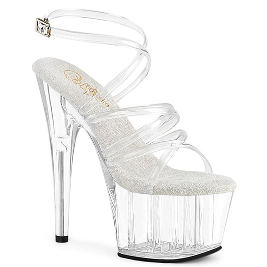 Pleaser Adore-706 Criss Cross Wrap Around Ankle Sandal