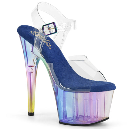 Pleaser Adore-708HT Ankle Strap Sandal W/Tinted Bottom