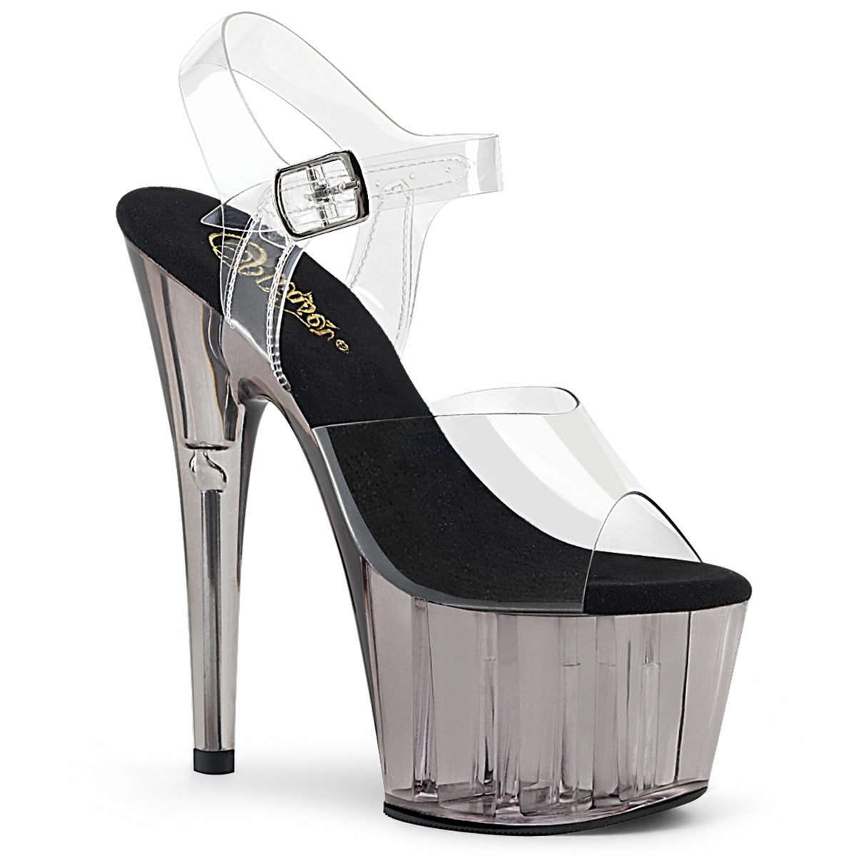 Pleaser Adore-708T Tinted Platform Ankle Strap Sandal