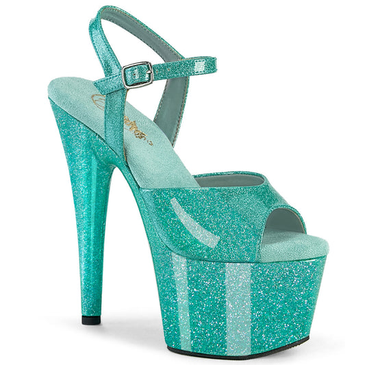 Pleaser Adore-709GP Glittery Ankle Strap  Shoe