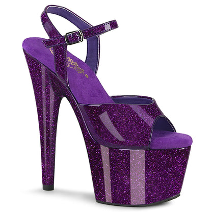 Pleaser Adore-709GP Glittery Ankle Strap  Shoe