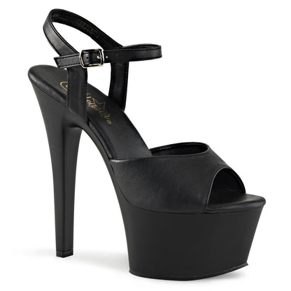Pleaser Aspire-609 Vegan Friendly Ankle Strap Sandal