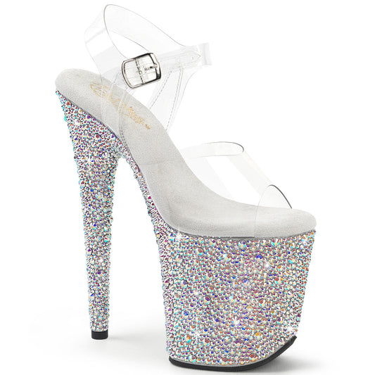 Pleaser BEJEWELED-808MS Platform Rhinestone Sandal