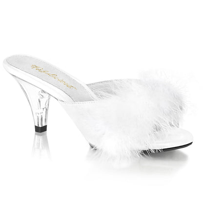 Pleaser Belle-301F Marabou Slipper