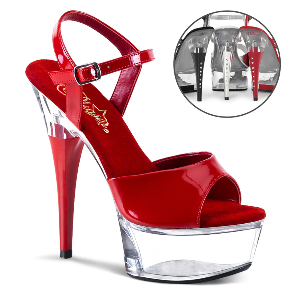 Pleaser Captiva-609 Sexy Platform Sandal