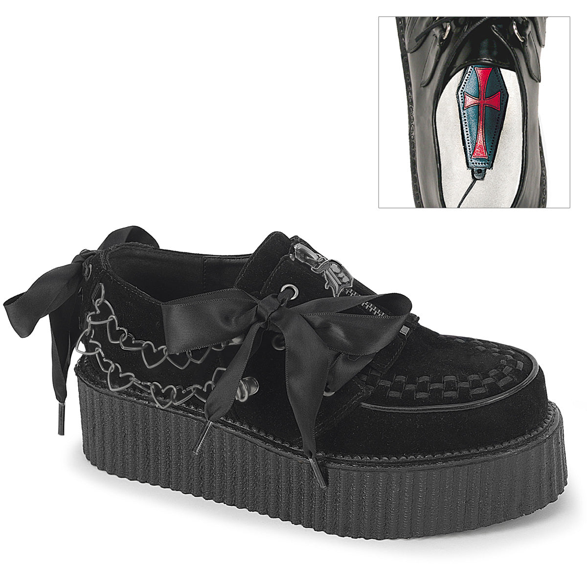 Demonia CREEPER-312 Platform Creeper Oxford