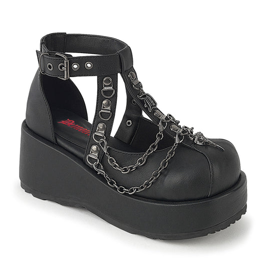 Demonia Cubby-28 Platform Cage Shoe