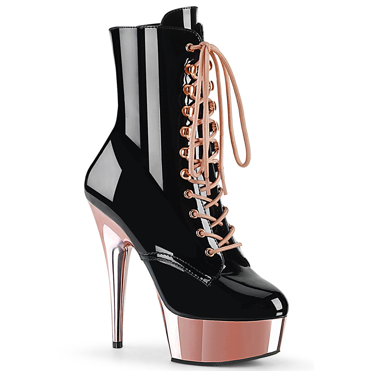 Pleaser Delight-1020 Platform Ankle Boot