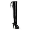 Pleaser Delight-3017 Platform Sexy Thigh High Boot