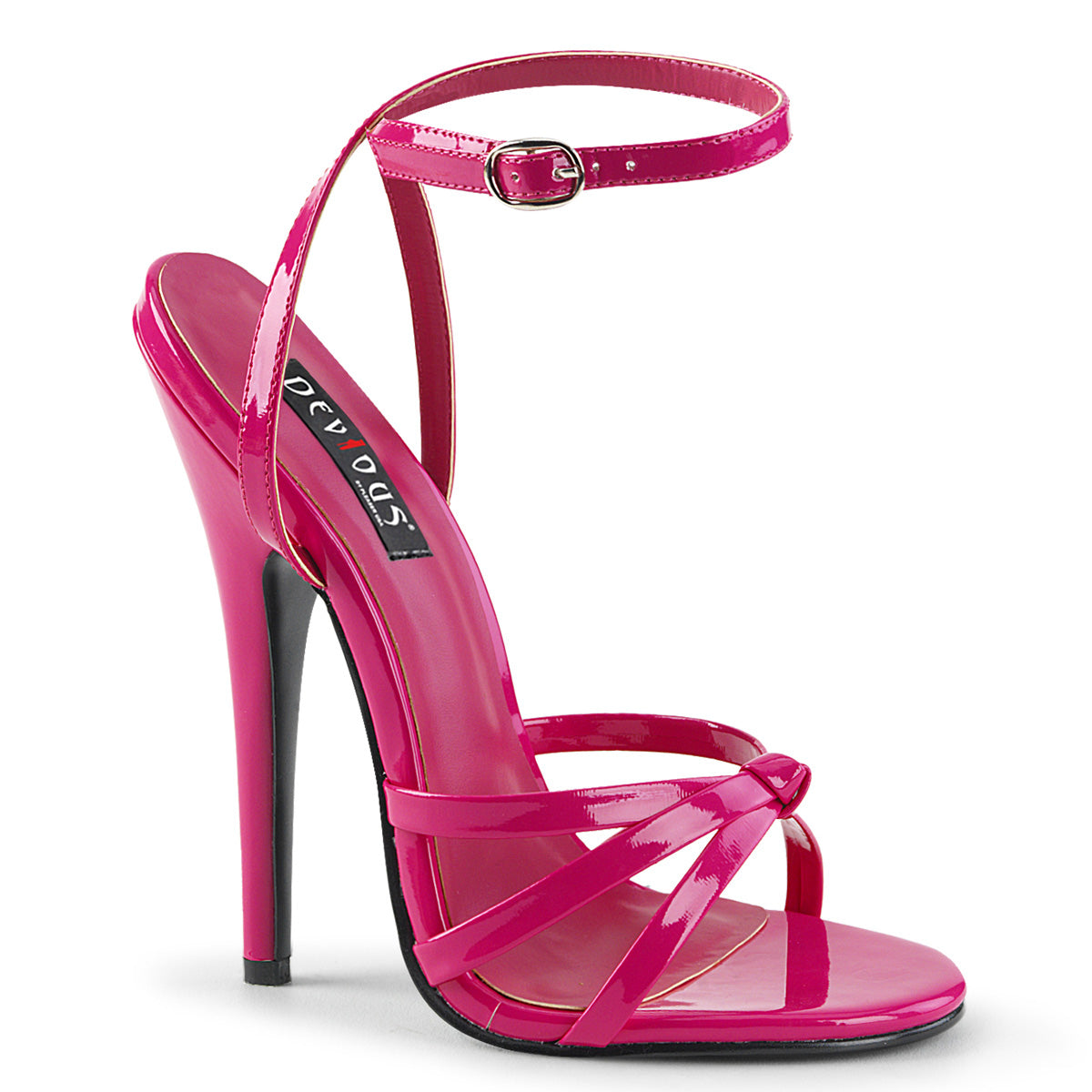 Pleaser Domina-108 Strappy Ankle Wrap Sandal