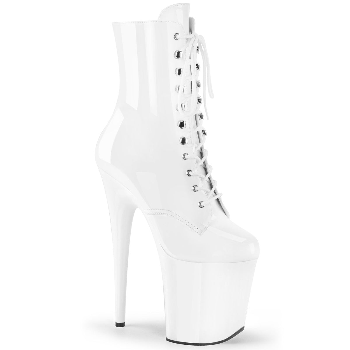 Pleaser Flamingo-1020 Lace Up Ankle Boot
