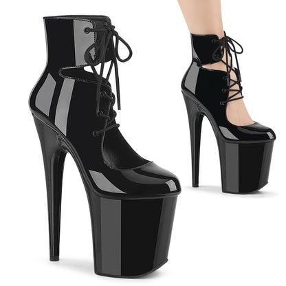 Pleaser Flamingo-800-22 Platform Cutout Bootie Pump
