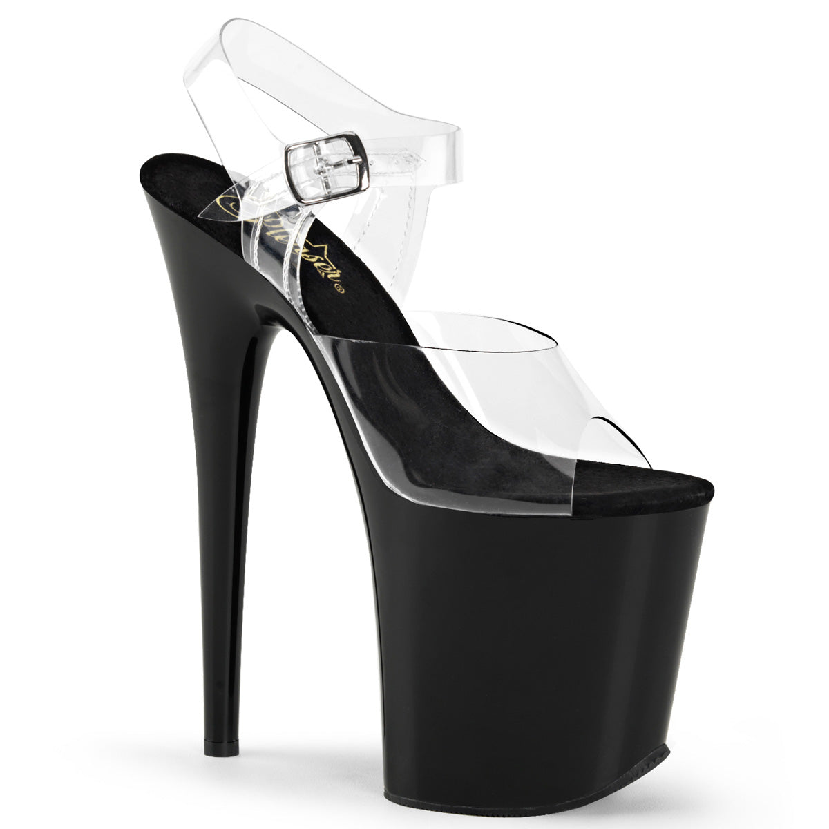 Pleaser Flamingo-808 Exotic Stripper Platform Ankle Strap Sandal