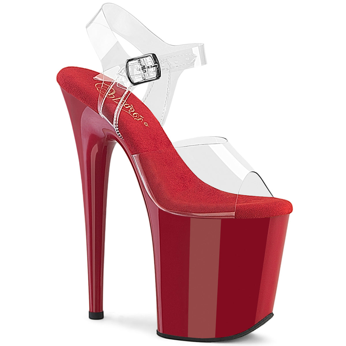 Pleaser Flamingo-808 Exotic Stripper Platform Ankle Strap Sandal