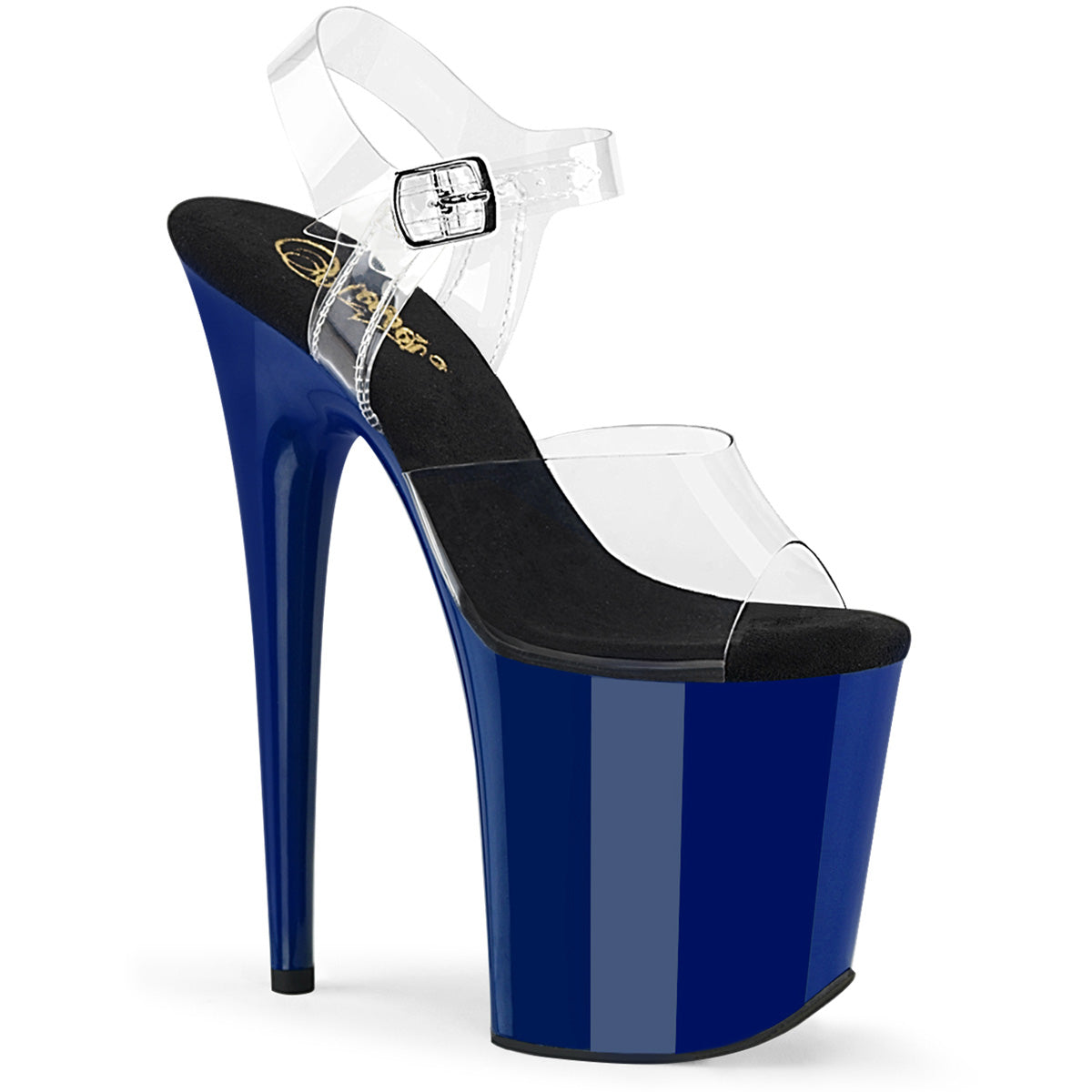 Pleaser Flamingo-808 Exotic Stripper Platform Ankle Strap Sandal