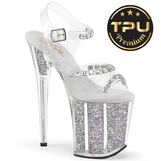 Pleaser Flamingo-808PREM-STNG Ankle Strap Sandal W/RS