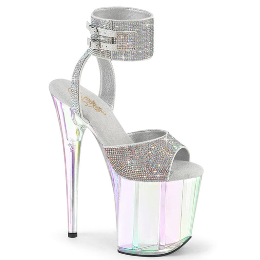FLAMINGO-891HTRS Platform Sandal with Rhinestones