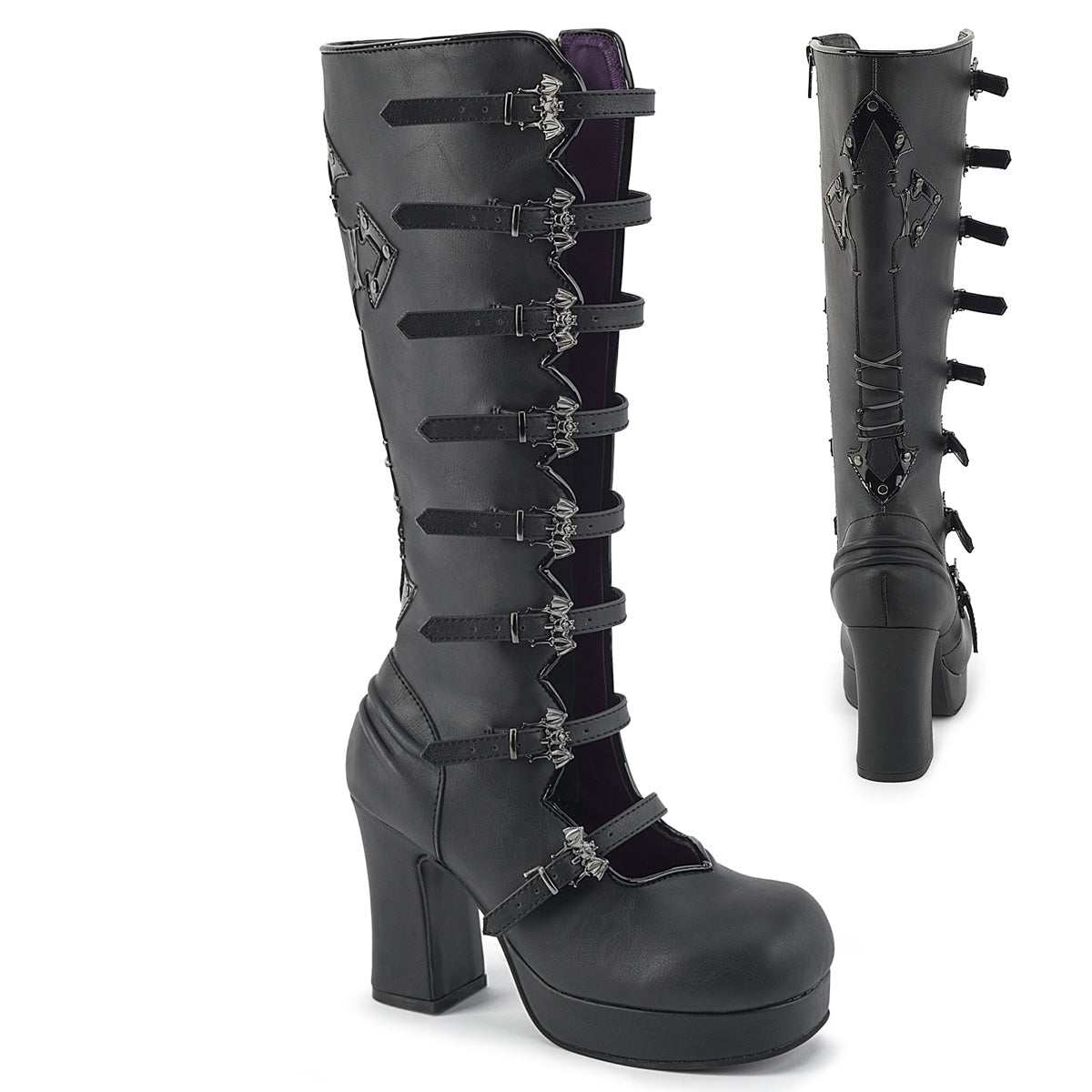 Demonia Gothika-160 Platform Knee High Boot