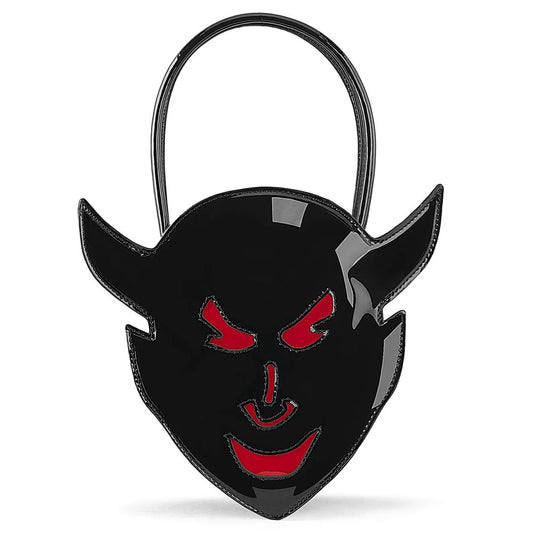 Demonia HB-112 Patent Devil Head Shaped Handbag
