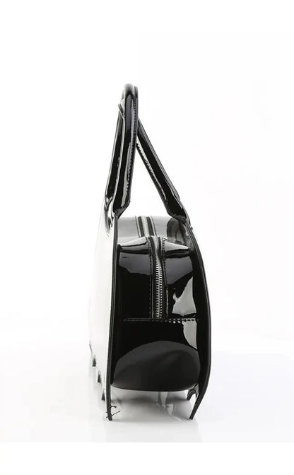 Demonia HB-115 Patent Bat Shaped Handbag