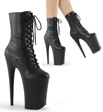 Pleaser Infinity-1020 Lace Up Ankle Boot