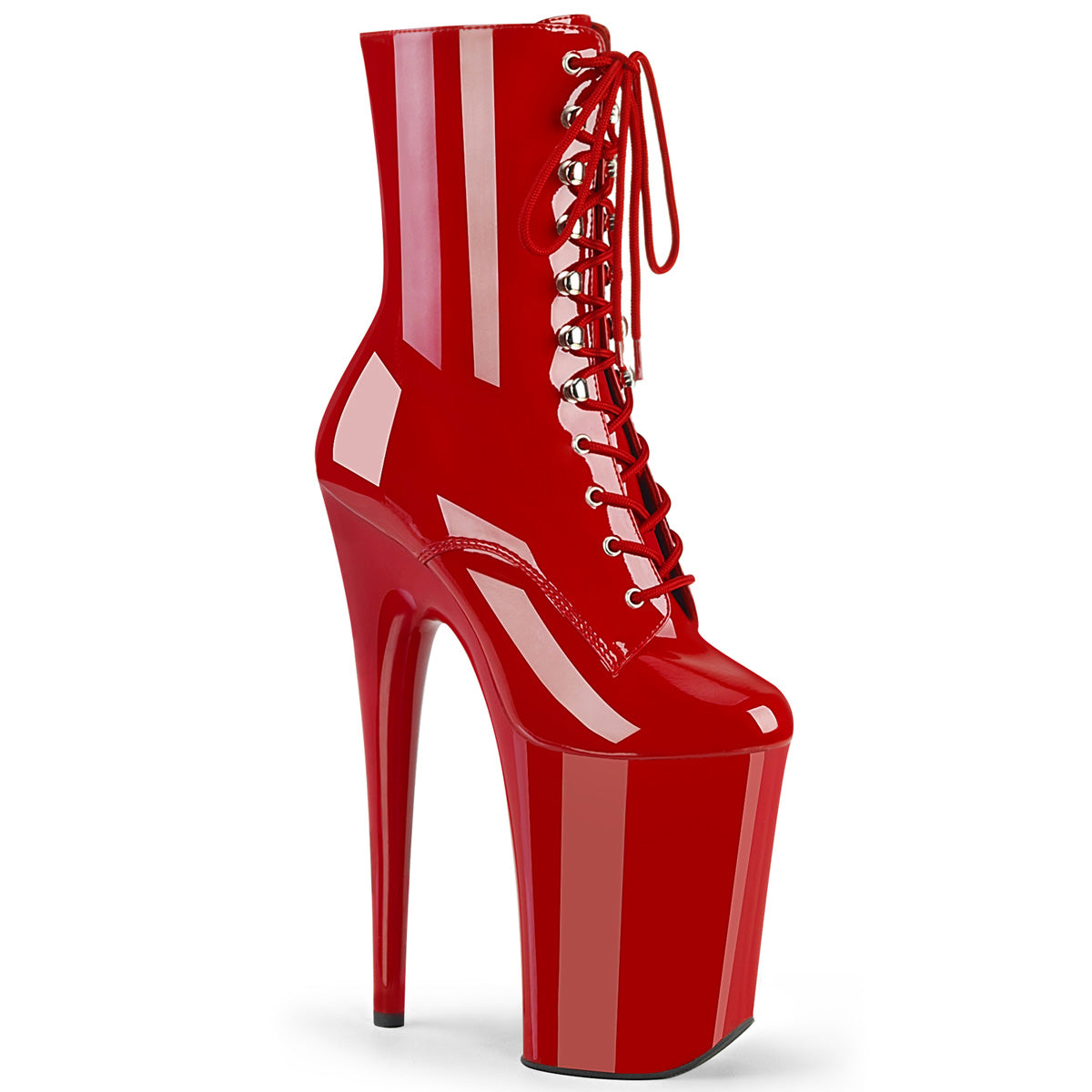 Pleaser Infinity-1020 Lace Up Ankle Boot