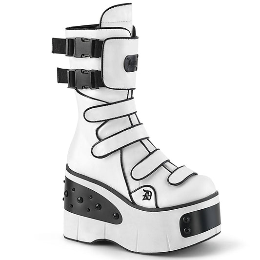 Demonia Kera-108 Strappy Mid-Calf Boot