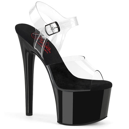 Pleaser Passion-708 Comfort Width Ankle Strap Sandal