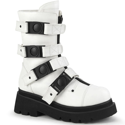 Demonia Renegade-55 Strappy Calf High Boot