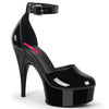 Pleaser Revel-688 Platform Ankle Strap Pump