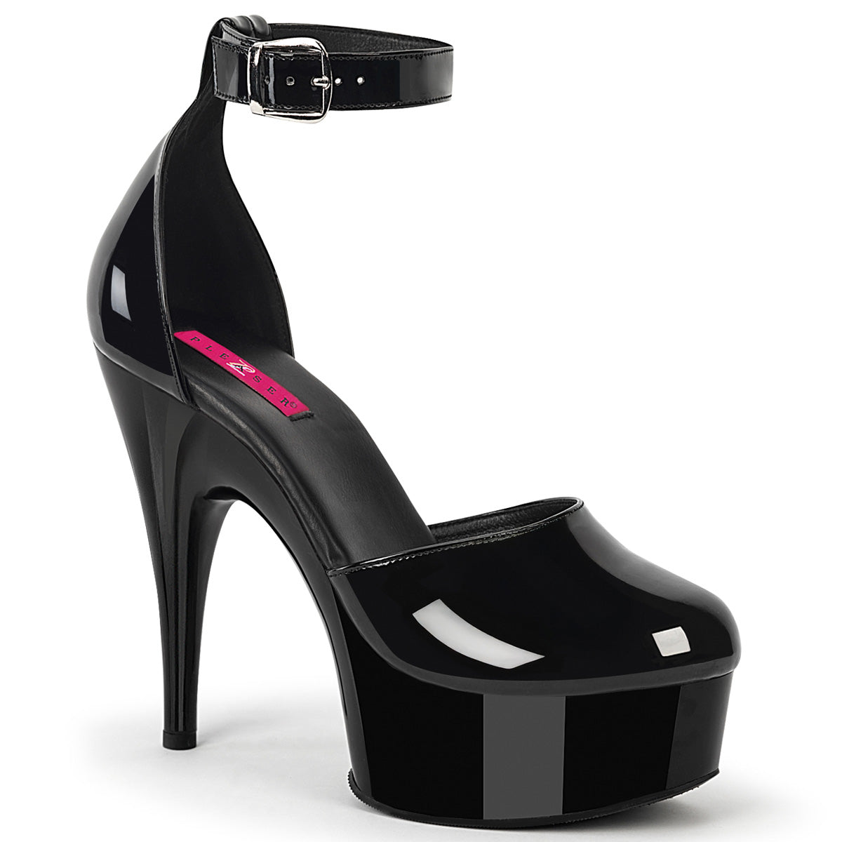 Pleaser Revel-688 Platform Ankle Strap Pump