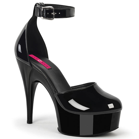 Pleaser Revel-688 Platform Ankle Strap Pump