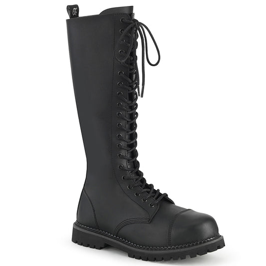 Demonia Riot-20 Unisex Steel Toe Knee Boot
