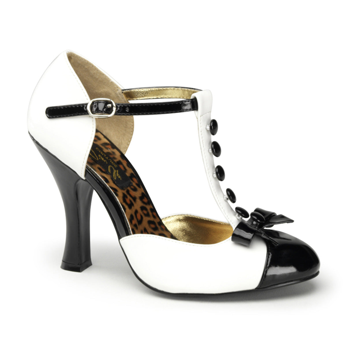 Pleaser Smitten-10 T-Strap D'Orsay Pump