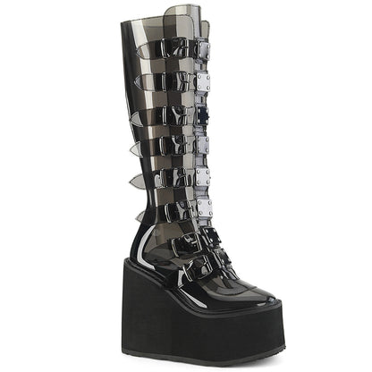 Demonia Swing-815C Platform Knee Boot