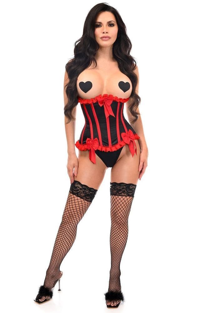 Daisy Steel Boned Burlesque Underbust Corset Waist Cincher