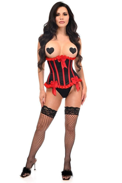 Daisy Steel Boned Burlesque Underbust Corset Waist Cincher
