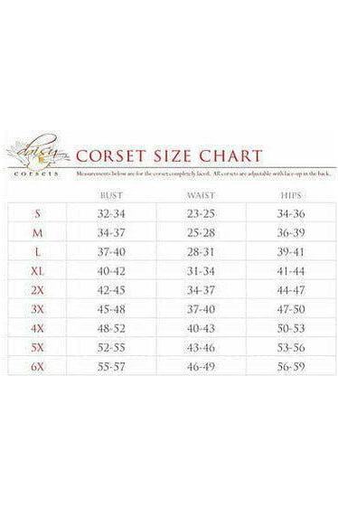 Top Drawer Red Satin Steel Boned Corset Dress - Daisy Corsets