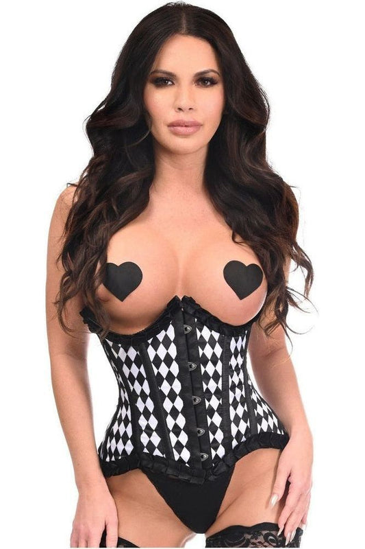 Daisy Steel Boned Underwire Curvy Cut Waist Cincher Corset