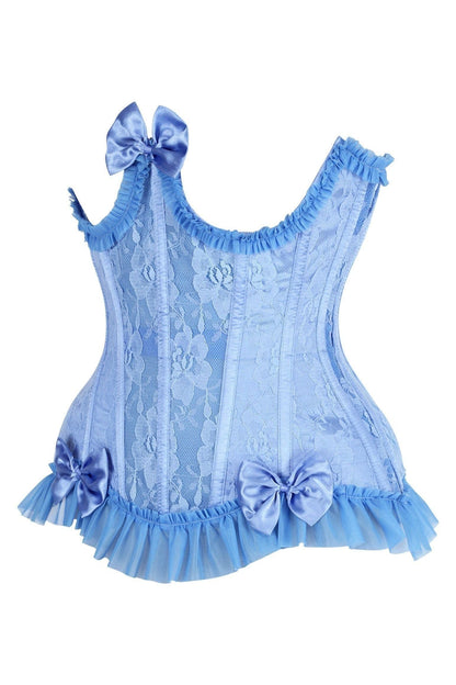 Daisy Steel Boned Lace Underwire Burlesque Underbust Corset Cincher