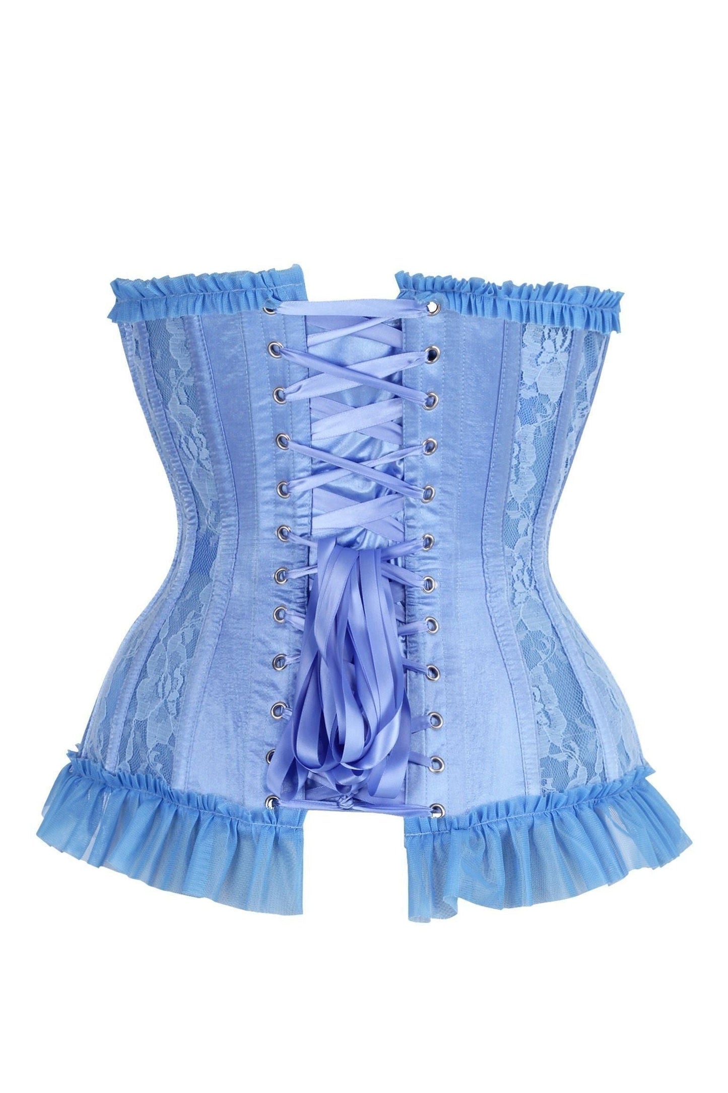 Daisy Steel Boned Lace Underwire Burlesque Underbust Corset Cincher