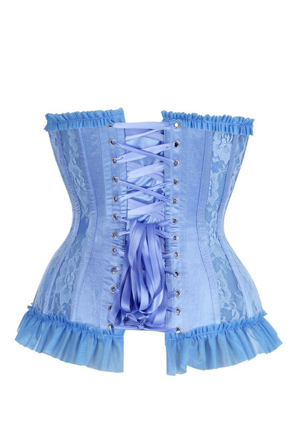 Daisy Steel Boned Lace Underwire Burlesque Underbust Corset Cincher