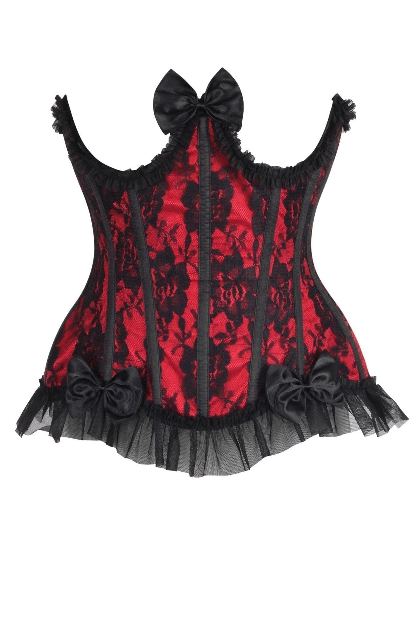 Daisy Steel Boned Lace Underwire Burlesque Underbust Corset Cincher