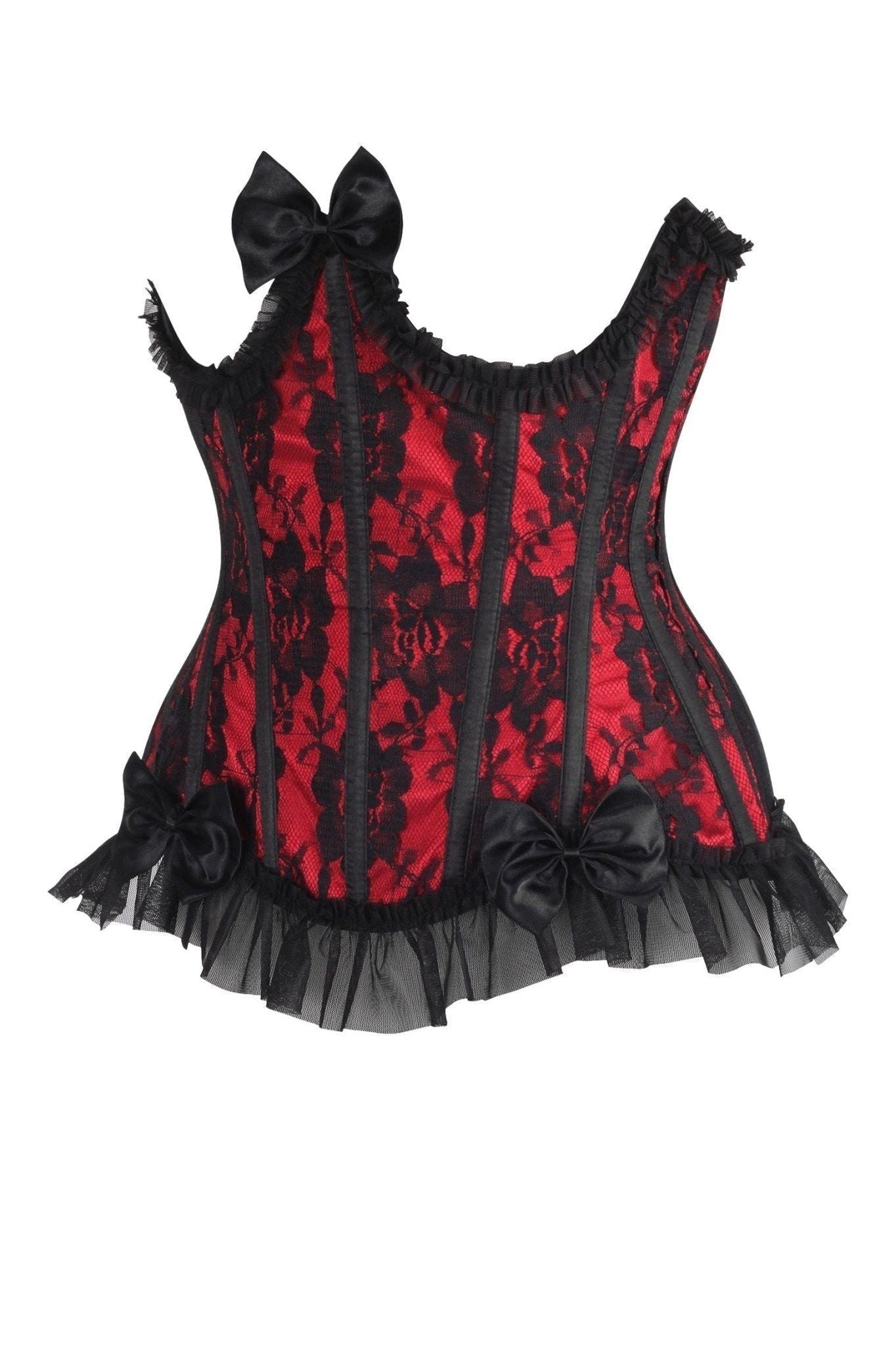 Daisy Steel Boned Lace Underwire Burlesque Underbust Corset Cincher