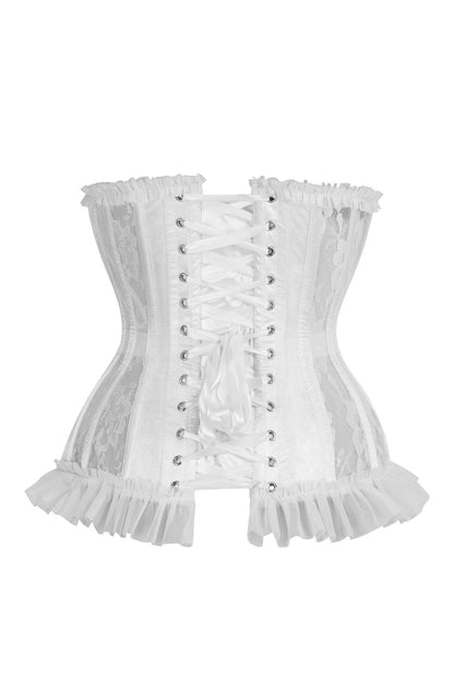 Daisy Lace Underwire Burlesque Underbust Corset Cincher