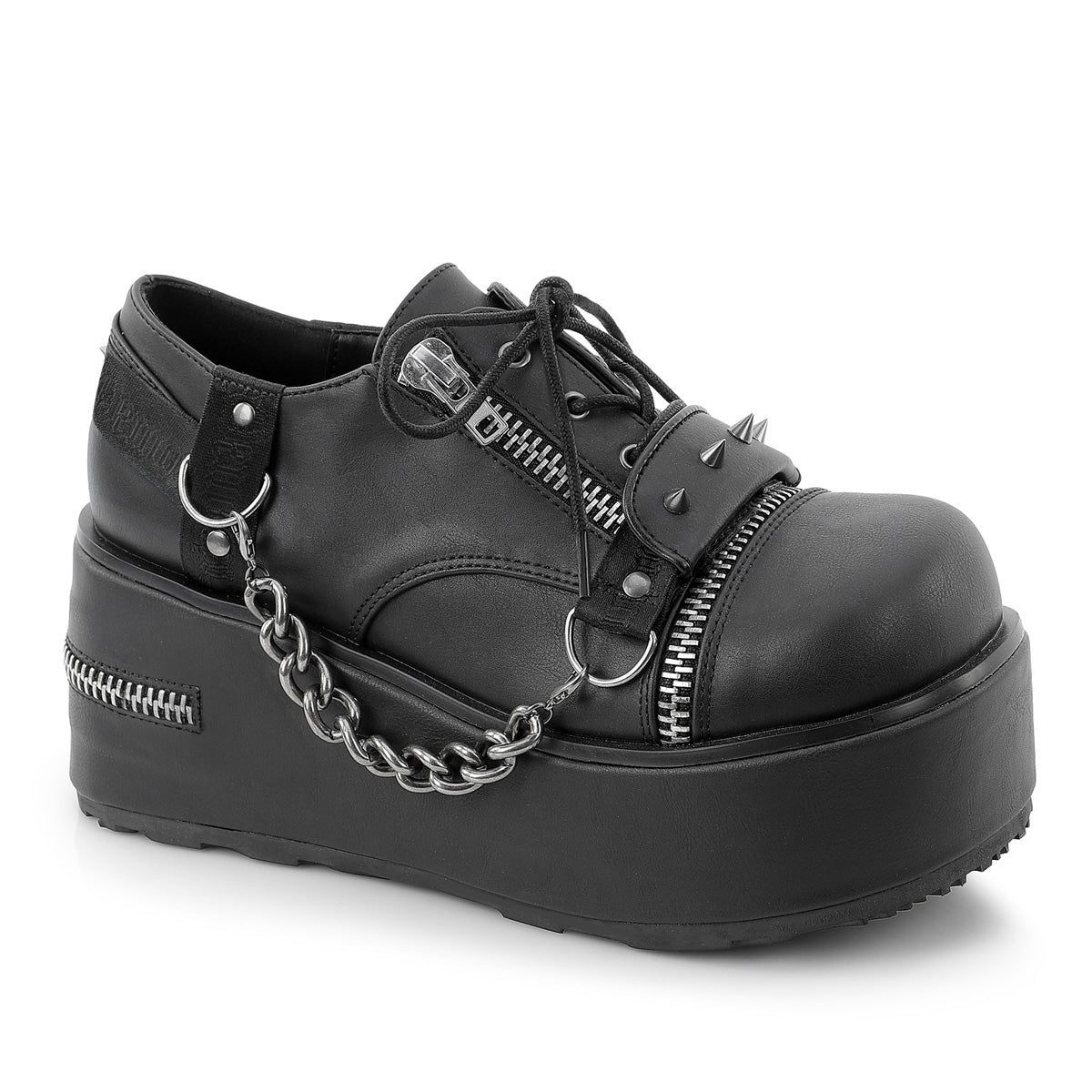 Demonia Trashville-24 Platform Lace-Up Oxford Shoe