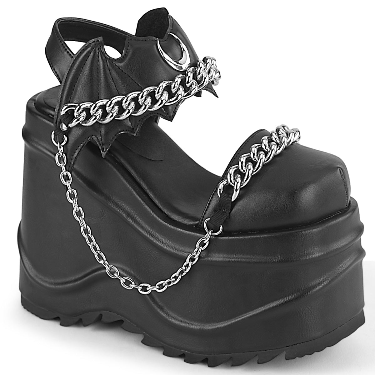 Demonia Wave-20 Close Toe Ankle Strap Sandal